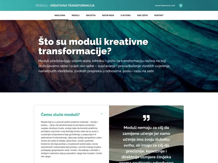 MODULI – Kreativna transformacija