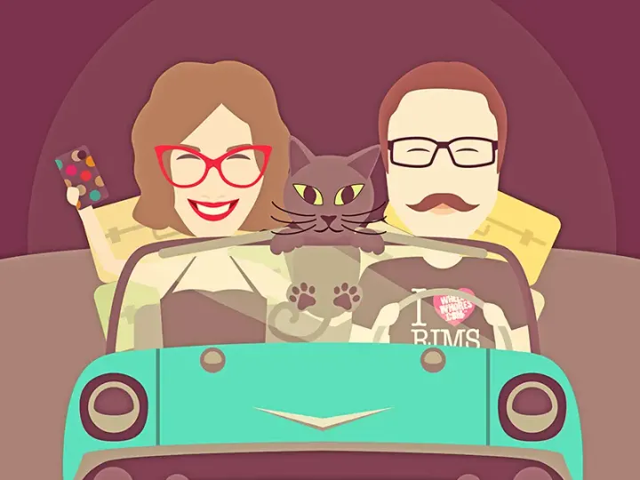 Ana & Janez (and the cat)