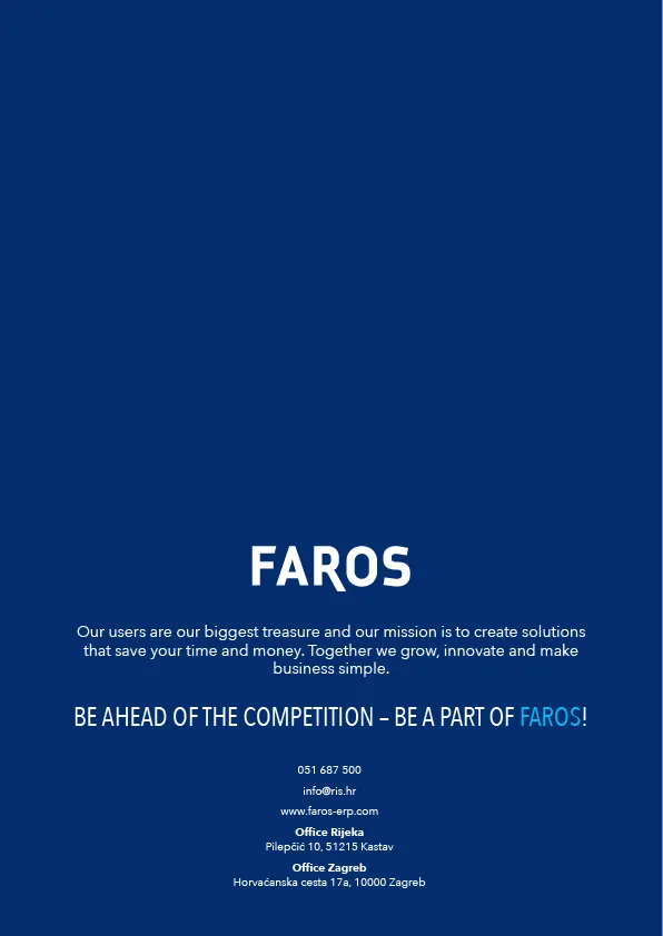 Faros brochure – 2