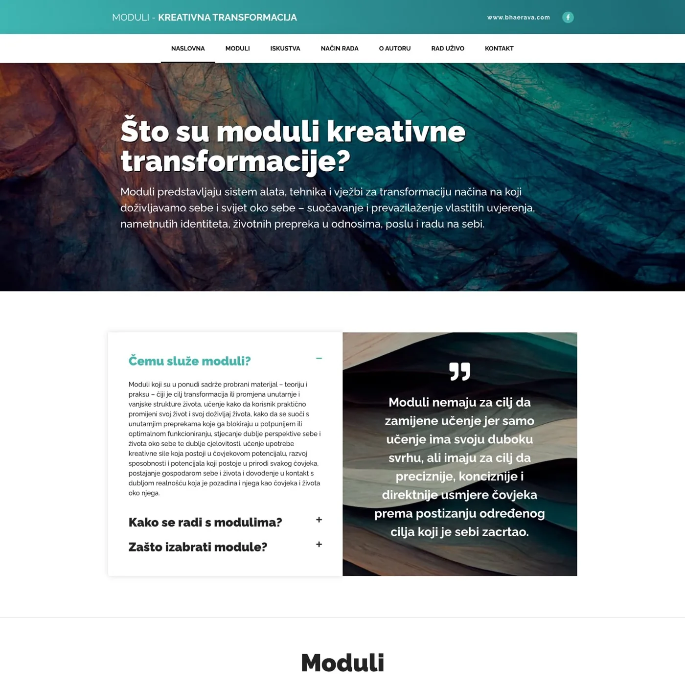 MODULI – Kreativna transformacija