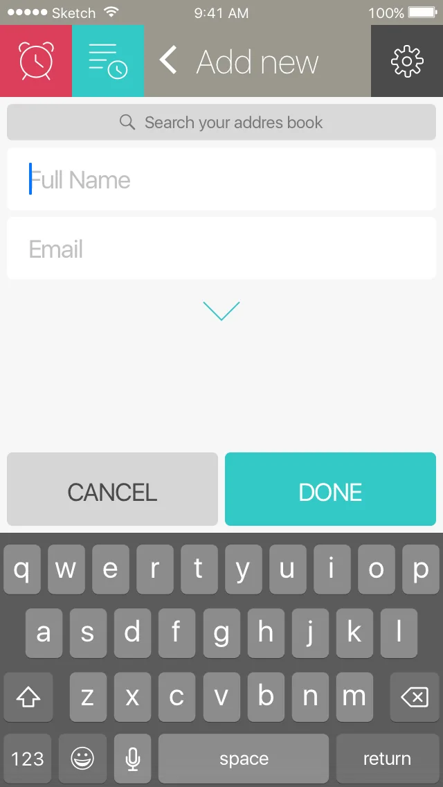 Contact reminder app – 3