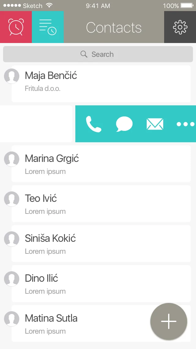 Contact reminder app – 4