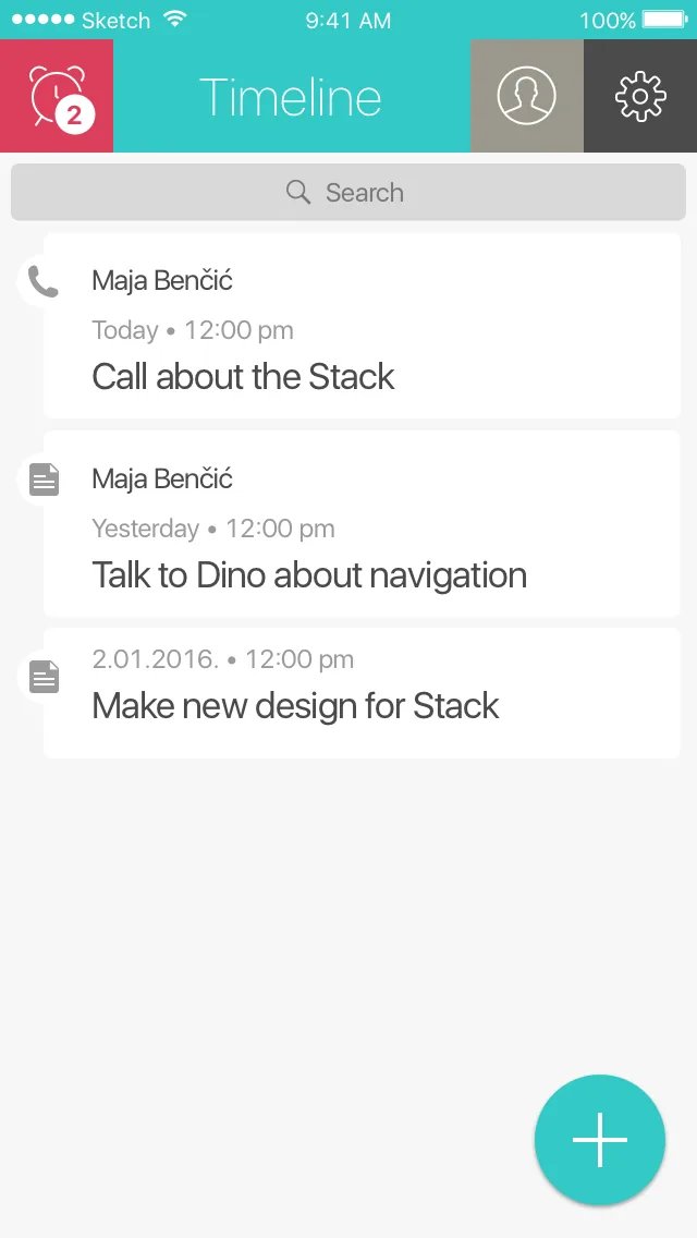 Contact reminder app – 8