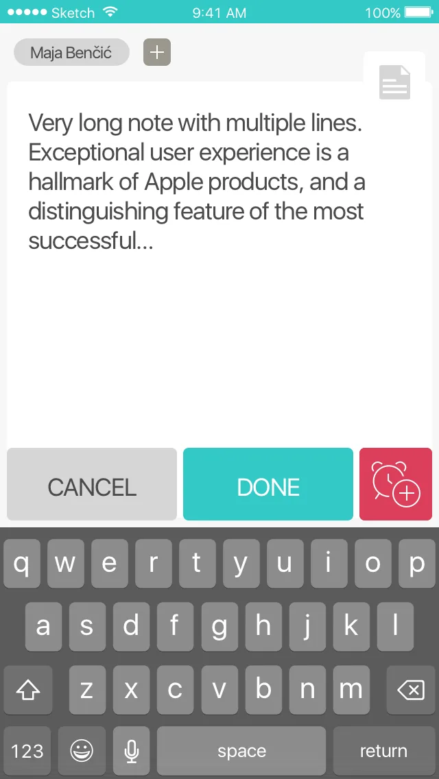Contact reminder app – 9